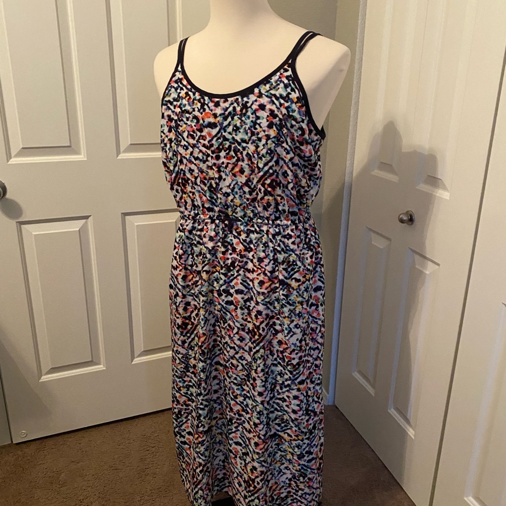 Athleta Multicolor Midi Dress